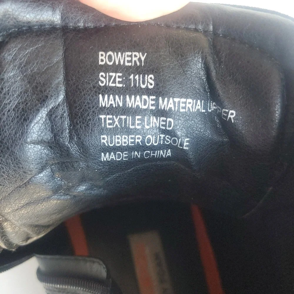 Hawke & Co Black Bowery Memory Foam Insole Chukka Boots Lace-Up Mens 11